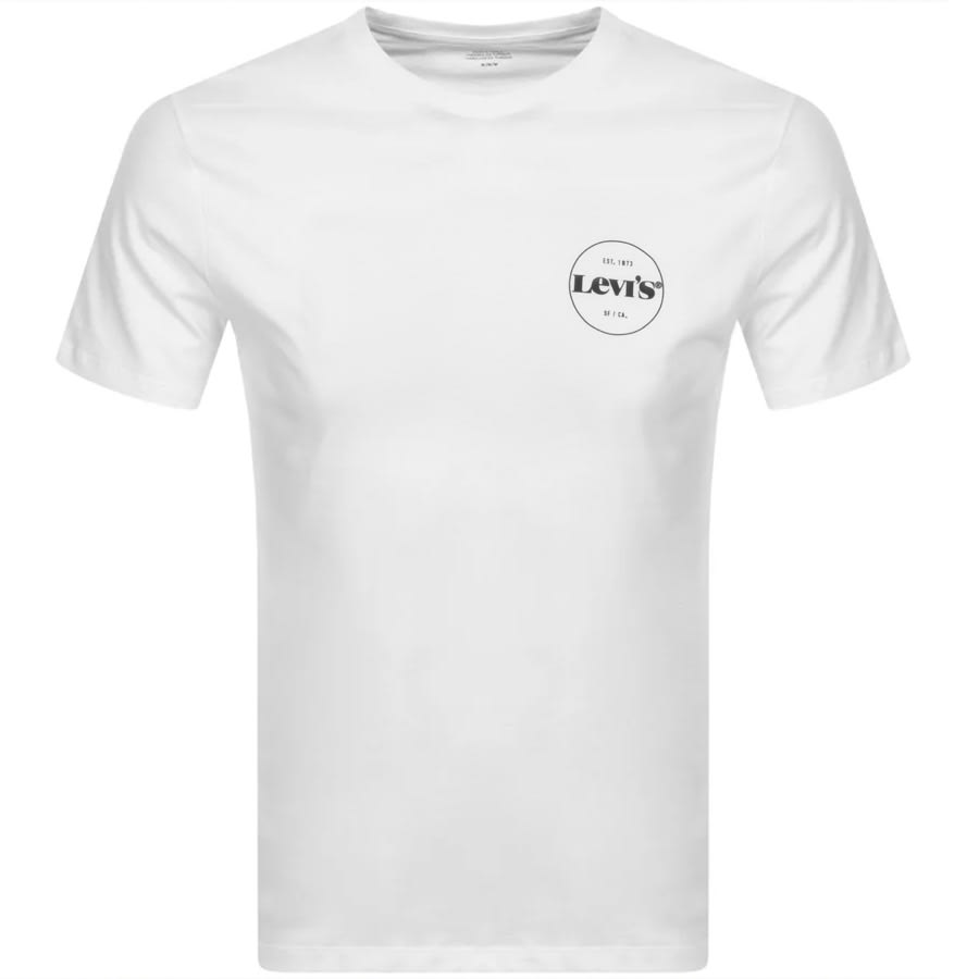 Alternative Image for ProductLevis Original Crew Neck Logo T Shirt White1